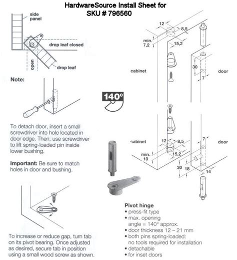 Image result for Pivot Hinge Installation