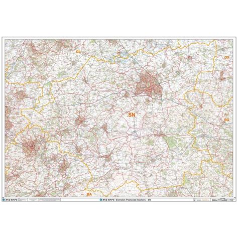 Image result for SN Postcode Map UK