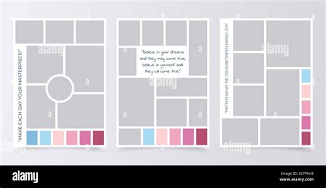 Image result for Collage Grid Layout Template
