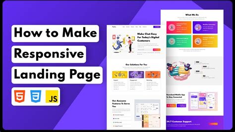 How to Make Landing Page Using HTML/CSS に対する画像結果