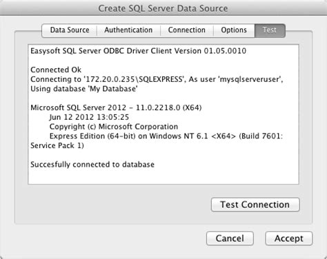 Image result for ODBC Connection String Syntax