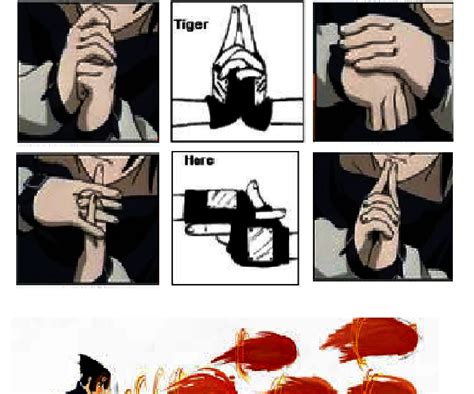 Fireball Jutsu Hand Signs に対する画像結果