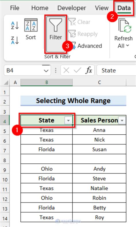 Excel Filter Function Not Working に対する画像結果