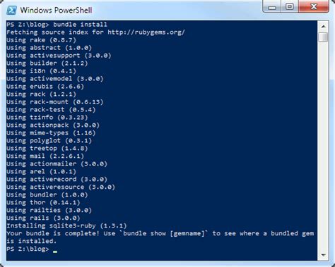 Image result for Ruby PowerShell