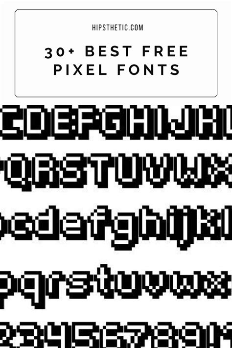 Toradh íomhá ar Pixel Font Example