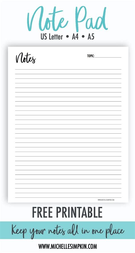 Image result for Notepad Sheet