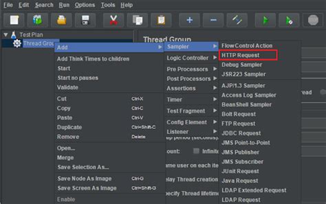 Toradh íomhá ar JMeter HTTP Request