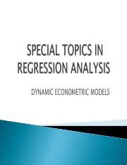 Afbeeldingsresultaten voor Dynamic Econometric Models