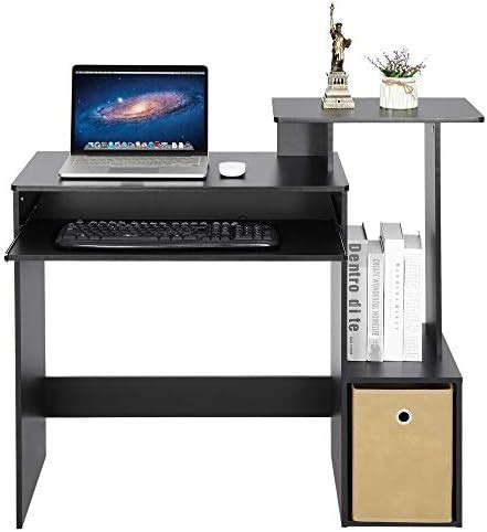 Image result for Small Computer Desk with Keyboard Tray
