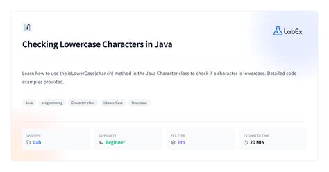Toradh íomhá ar Define Character in Java