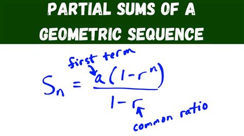 Toradh íomhá ar Geometry Series Partial Sums Formulas
