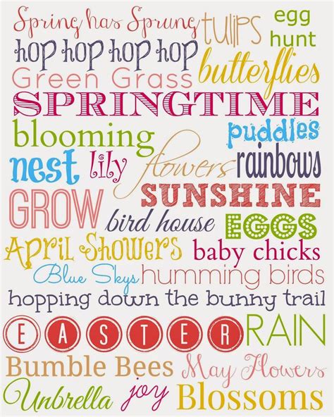 Girly Spring Words に対する画像結果