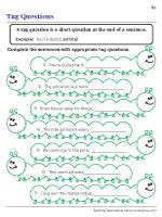 Toradh íomhá ar Writing Tag Questions