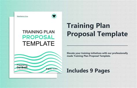 Training Program Proposal Example に対する画像結果