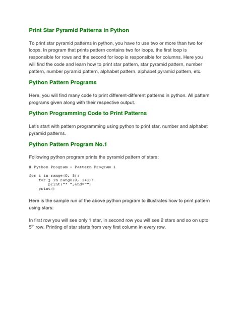 Image result for Pattern Programm for Python