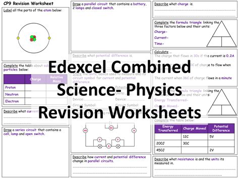 Image result for Edexcel GCSE Science Worksheets