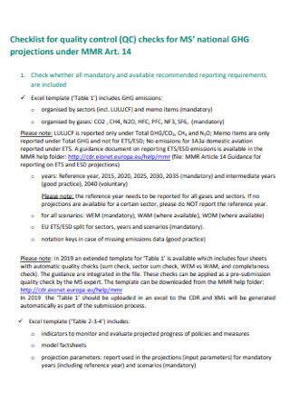 Image result for Openings Quality Control Checklist