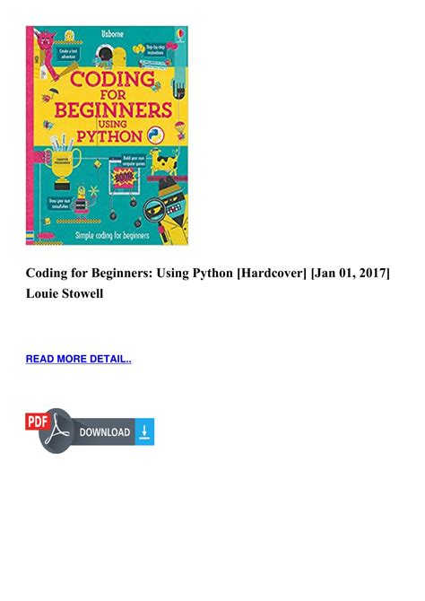 Afbeeldingsresultaten voor Coding for Beginners Using Python by Louie Stowell