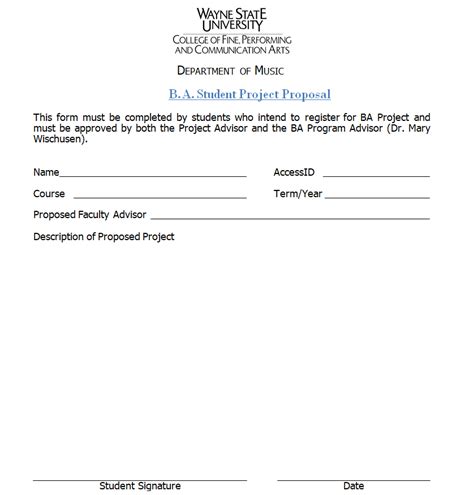 Image result for Student Project Proposal Example