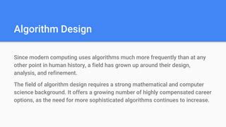 Image result for Algorithym Design