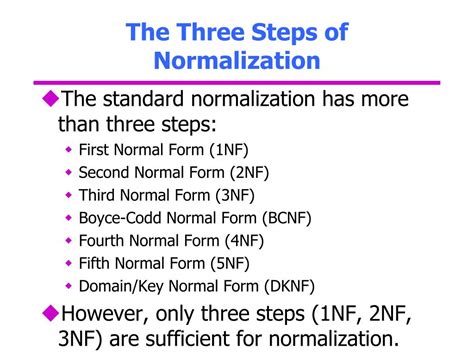 Image result for Normalization Steps