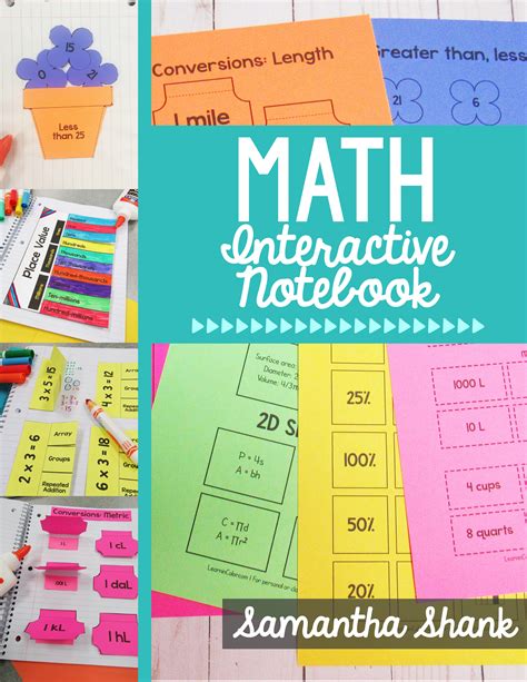Image result for Interactive Math Notebook Cover Page