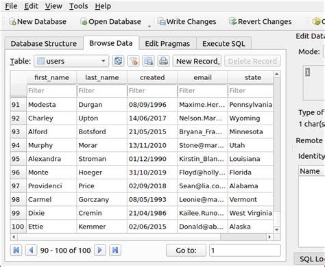 Image result for DB Browser for SQLite Database Structure