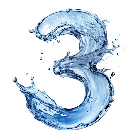 Image result for Number 3 Image Water