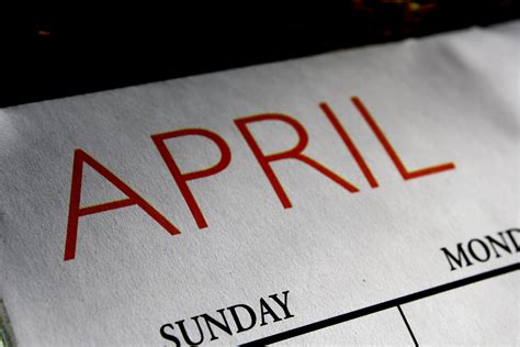 Image result for April Calendar