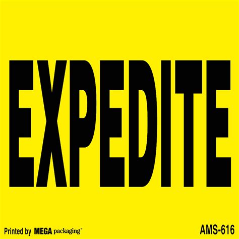 Image result for Expedite Label