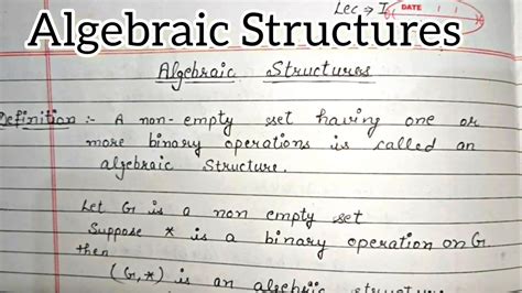 Algebraic Structures に対する画像結果