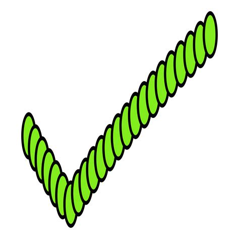 Check mark in green color 23271315 PNG