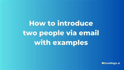 Email Introduction of Two People に対する画像結果