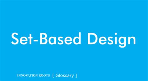 Image result for Set Based Design