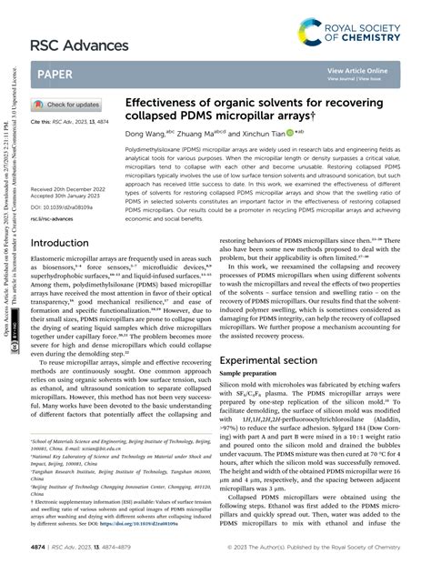Image result for PDMS Solvent