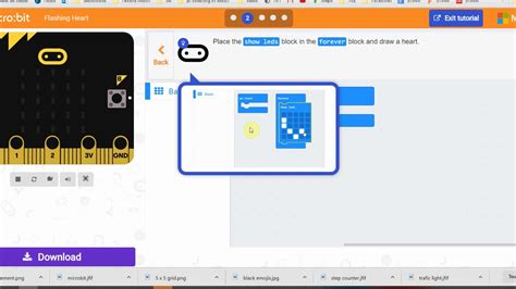 Toradh íomhá ar Micro Bit Program