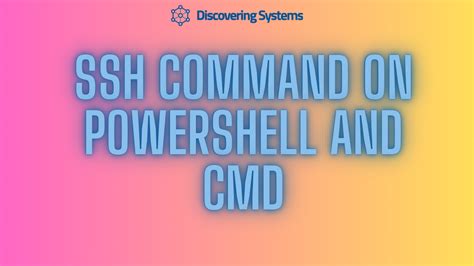 Image result for How to Add SSH to Command Prompt