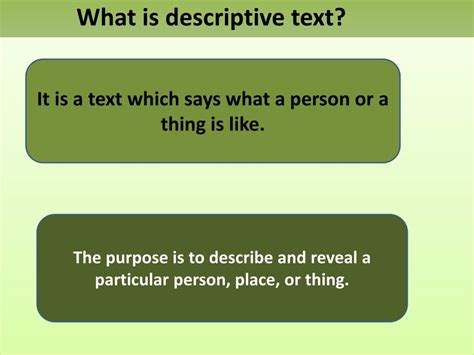 Image result for Descriptive Text Definition