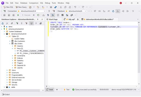 Image result for How to Create Database Table in SQL Server