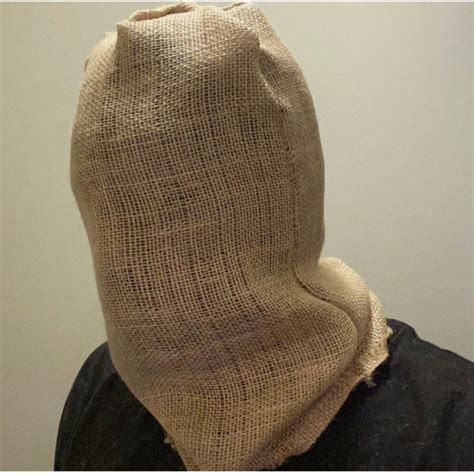 Image result for Burlap Mask Tutorial
