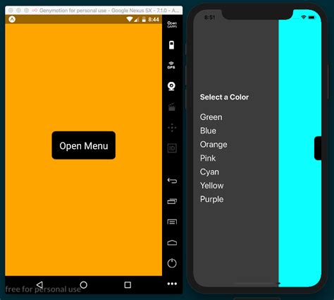 Toradh íomhá ar React Native Header Menu