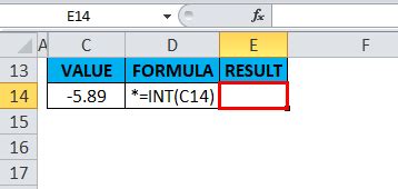 Image result for What Is Int in Excel Formula