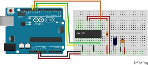 Image result for Arduino MAX7219 Two Row