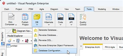 Toradh íomhá ar Visual Paradigm Database Icon