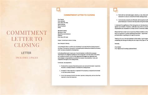 Image result for Commitment Letter Sample PDF
