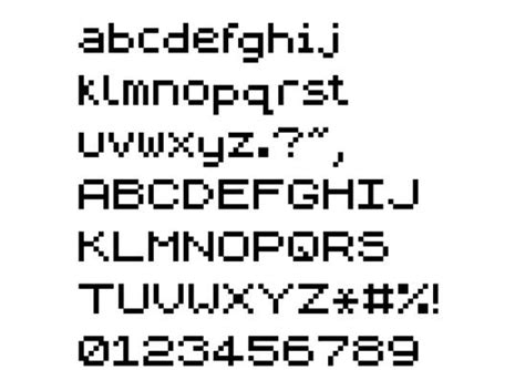 Image result for Intellivision Bitmap Font