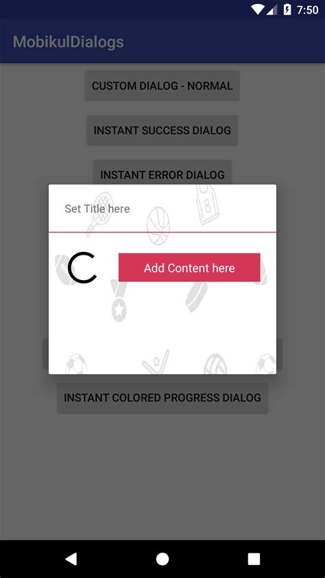 Custom Made Dialog in Android に対する画像結果