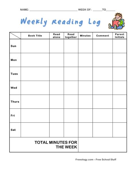 Afbeeldingsresultaten voor Elementary Reading Logs