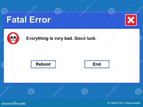 Image result for Error Window Fatal