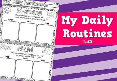 Résultat d’images pour My Daily Routine Health-Related